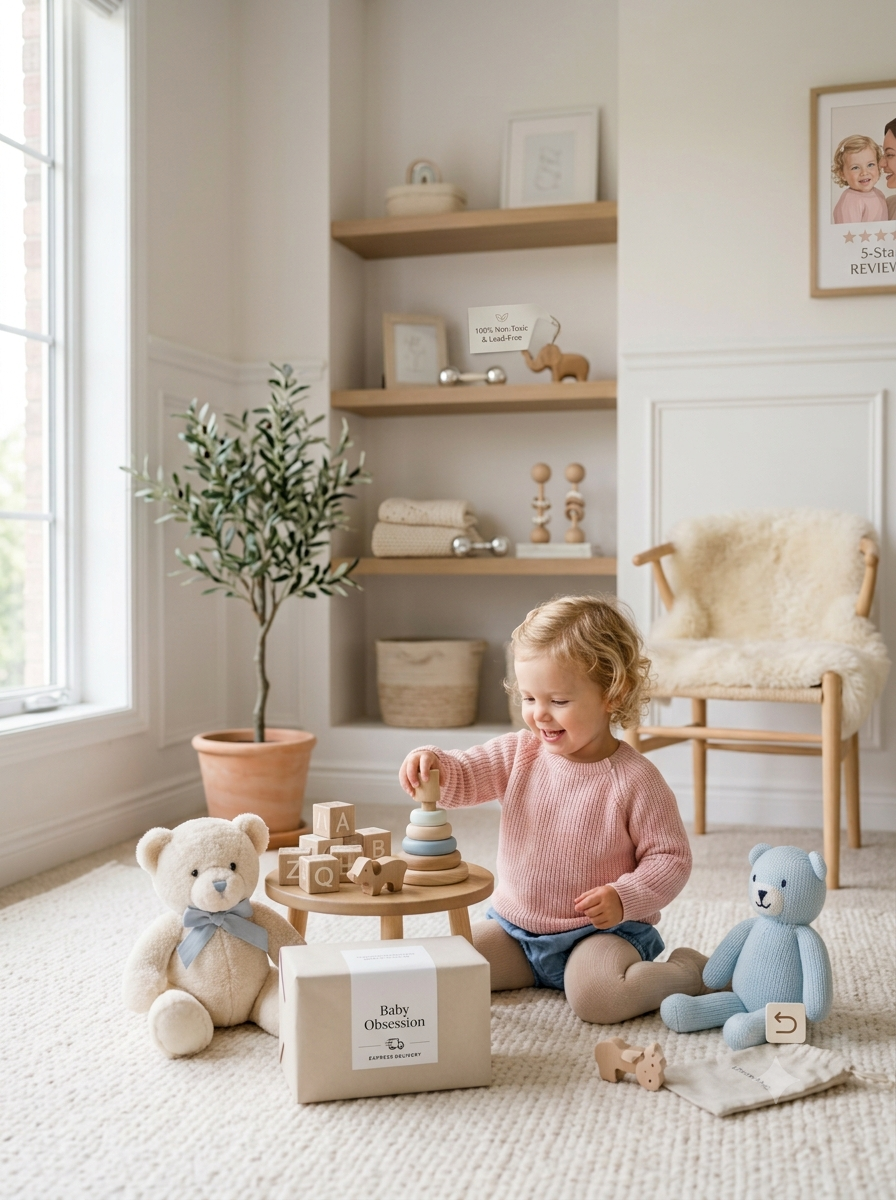Premium educational wooden toys for babies and children