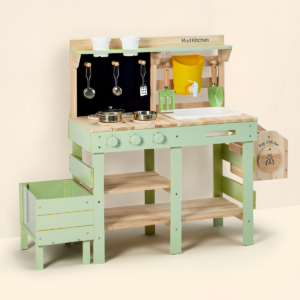 Outdoor Mud Kitchen Playset with Sink and Plant Growing Box